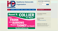 Desktop Screenshot of hawthornedems.org